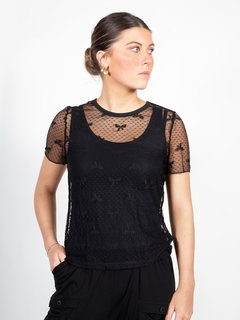 Antler Bow Mesh Tee-style-MCRAES