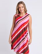 Foxwood Guava Stripe Dress