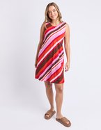 Foxwood Guava Stripe Dress