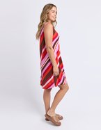 Foxwood Guava Stripe Dress