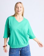 ELM Mazie Vee Neck Top