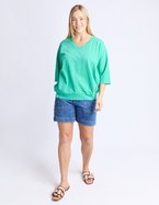 ELM Mazie Vee Neck Top