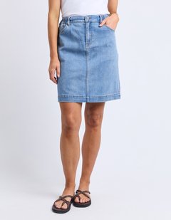 ELM Birdie Denim Skirt-style-MCRAES