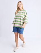 ELM Mazie Block Stripe Sweat