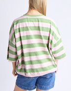 ELM Mazie Block Stripe Sweat