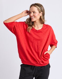 ELM Mazie Vee Neck Top-style-MCRAES