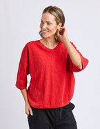 ELM Mazie Vee Neck Top
