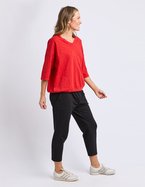 ELM Mazie Vee Neck Top