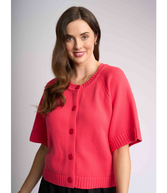 Foil Soft Structure Cardigan