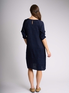 Foil Frill Sleeve Dress