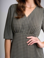 Foil Cuff and Flow Dress