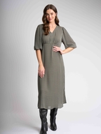 Foil Cuff and Flow Dress