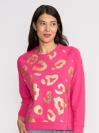 Foil Notch Detail Sweatshirt