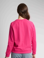 Foil Notch Detail Sweatshirt