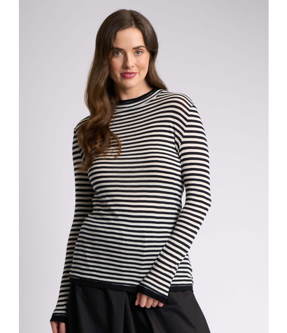 Foil Merino Essential Contrast Turtle Neck 