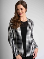 Foil Merino Essential Gather Back Cardigan