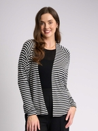 Foil Merino Essential Gather Back Cardigan