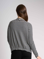 Foil Merino Essential Gather Back Cardigan