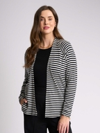 Foil Merino Essential Gather Back Cardigan