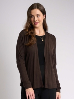 Foil Merino Essential Gather Back Cardigan-style-MCRAES