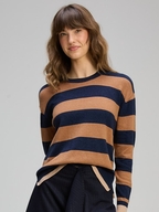 Zaket & Plover Stripe Clash Jumper