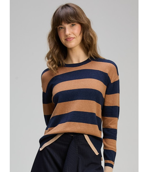 Zaket & Plover Stripe Clash Jumper