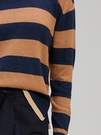 Zaket & Plover Stripe Clash Jumper