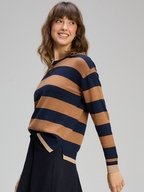 Zaket & Plover Stripe Clash Jumper