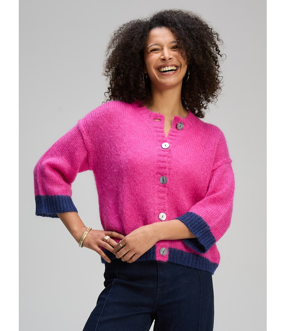 Zaket & Plover Kid Mohair Cardi