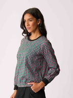 Memo Elastic Hem Detail Top