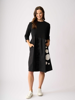 Foil Constrast Fun Dress-style-MCRAES