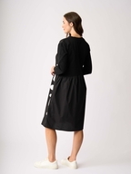 Foil Constrast Fun Dress