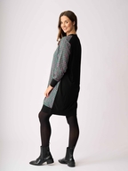 Memo Contrast Detail Dress