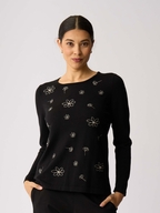 Foil Blooms Sweater