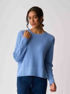 Foil Placket Detail Jumper