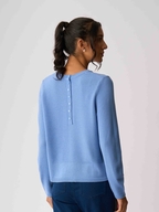 Foil Placket Detail Jumper