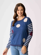 Oh Three Spots and Stripes Jumper
