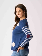 Oh Three Spots and Stripes Jumper