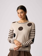 Oh Three Spots and Stripes Jumper