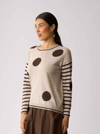 Oh Three Spots and Stripes Jumper
