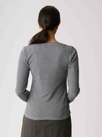 Esplanade Snappy V Henley Top