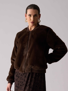 Foil Fur Sure Aviator Jacket-style-MCRAES