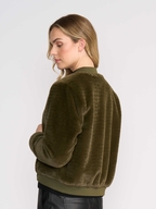 Foil Fur Sure Aviator Jacket