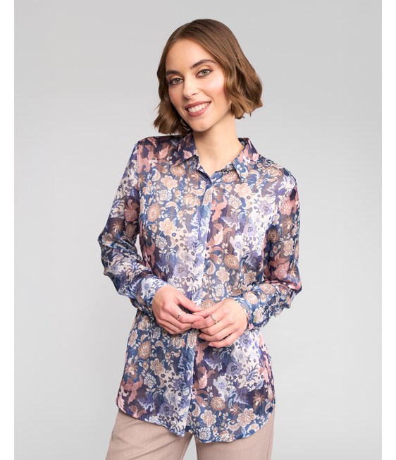Vassalli Ballot Chiffon Shirt