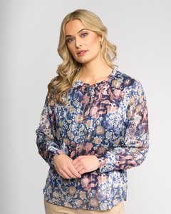 Vassalli Rhythm Chiffon Top-style-MCRAES