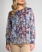 Vassalli Rhythm Chiffon Top