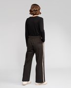 Vassalli Wide Leg Side Stripe Pant