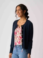 Foil Fluffy Cardigan