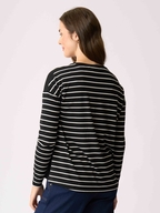 Foil Drop Shoulder Top