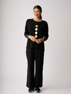 Foil Blocked Stripe Top